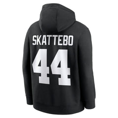 NFL New York Giants Cam Skattebo Player Name & Number Fleece Hoodie