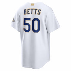 Mookie Betts Los Angeles Dodgers 2026 Gold Collection Stadium Jersey - White | Nike