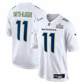NFL Seattle Seahawks Jaxon Smith-Njigba Super Bowl LX Patch Tundra Fashion Game Jersey