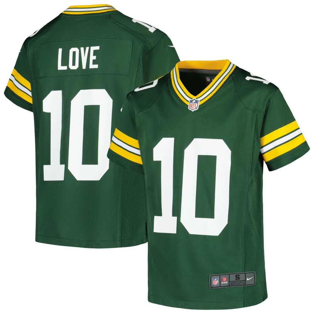 NFL Green Bay Packers Jordan Love Youth Game Jersey