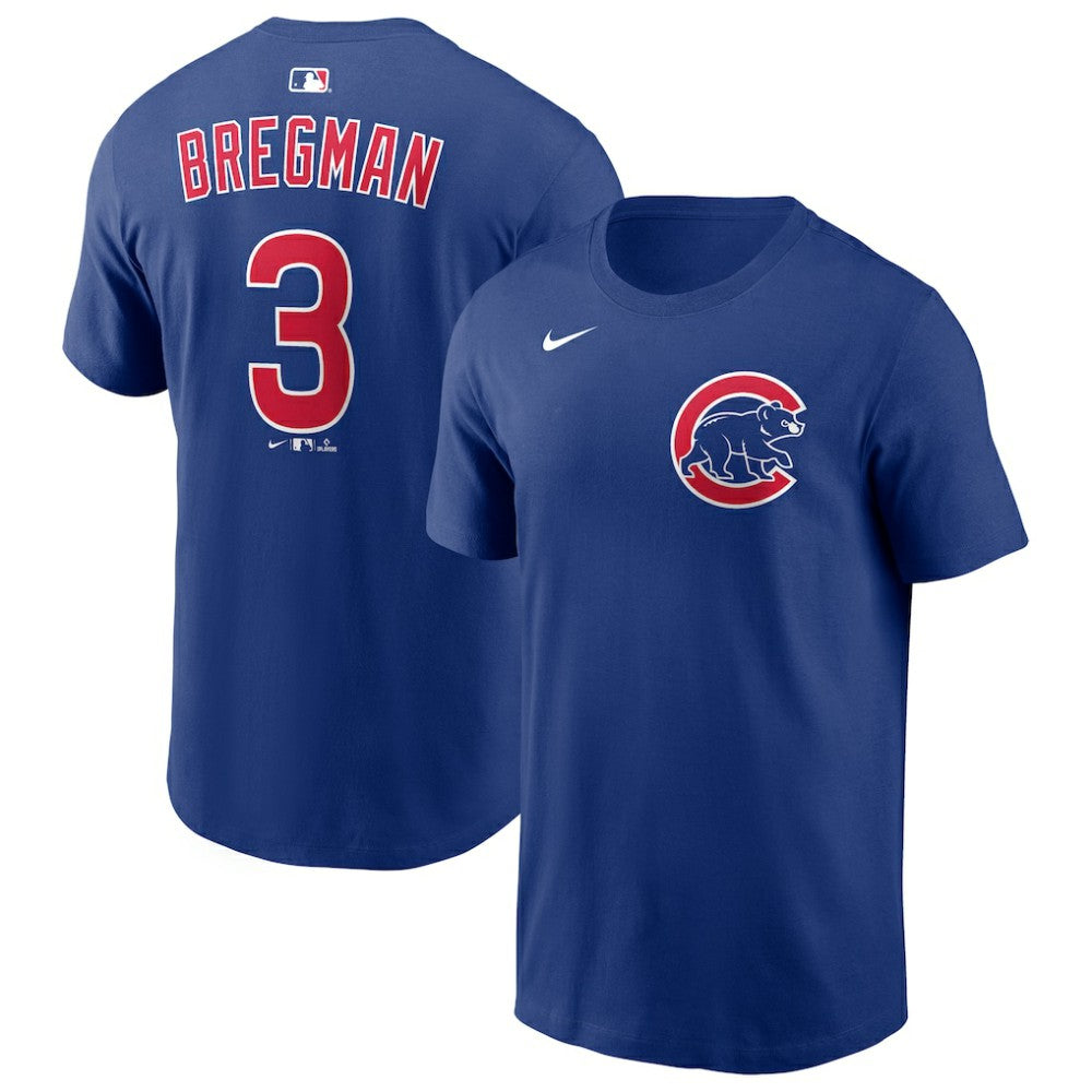 Alex Bregman Chicago Cubs Home Name & Number T-Shirt - Royal | Nike