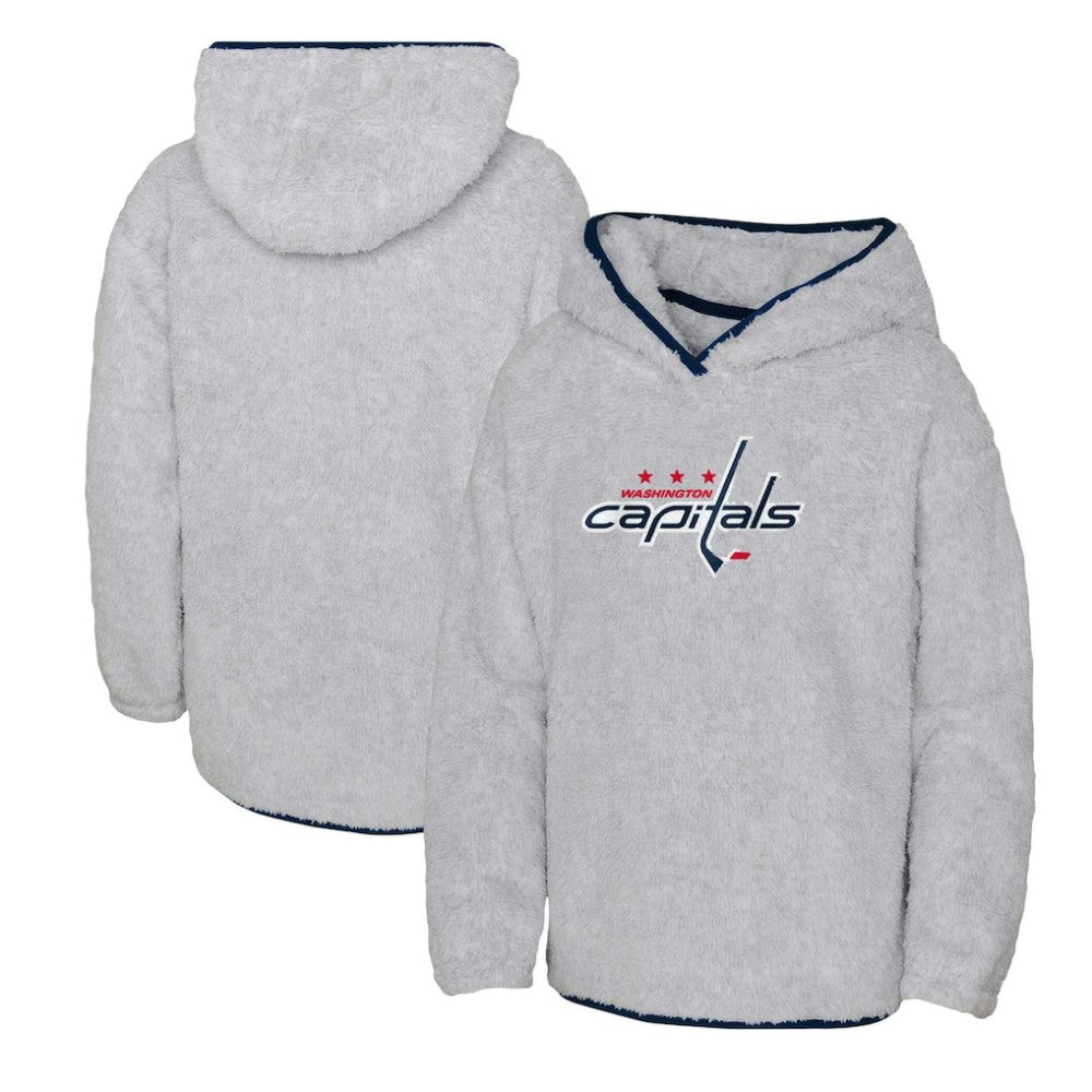 Washington Capitals Girls Youth Ultimate Teddy Fleece Pullover Hoodie