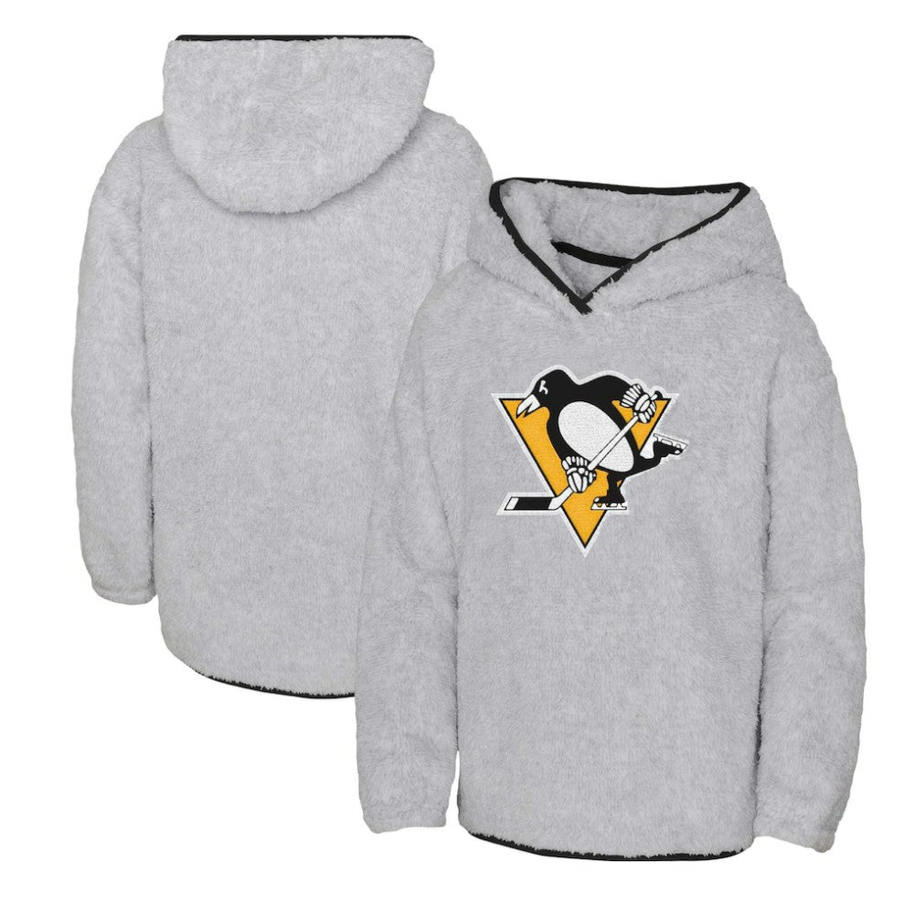 Pittsburgh Penguins Girls Youth Ultimate Teddy Fleece Pullover Hoodie