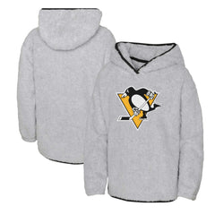 Pittsburgh Penguins Girls Youth Ultimate Teddy Fleece Pullover Hoodie