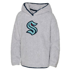 Seattle Kraken Girls Youth Ultimate Teddy Fleece Pullover Hoodie