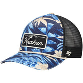 Seattle Kraken '47 Tropicalia Allover Print Trucker Adjustable Hat