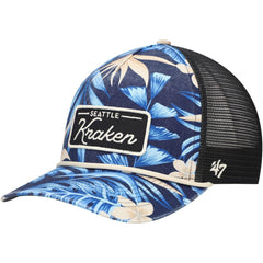 Seattle Kraken '47 Tropicalia Allover Print Trucker Adjustable Hat