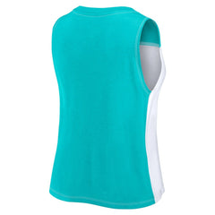 NFL Miami Dolphins Women's Script Color Block Tank Top