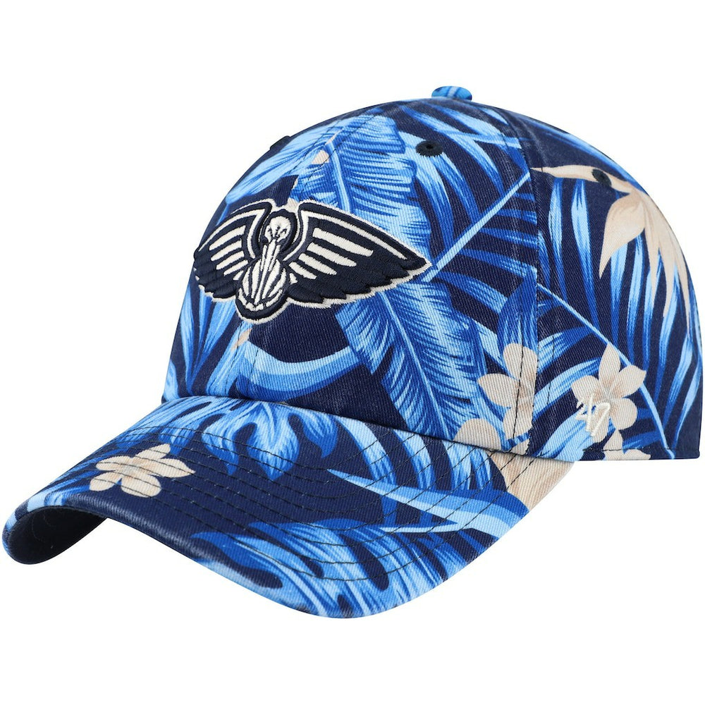 New Orleans Pelicans '47 Tropicalia Floral Clean Up Adjustable Hat - Navy | 47 brand cheap