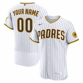 San Diego Padres Home Authentic Custom Jersey - White | Nike