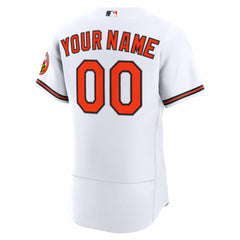 Baltimore Orioles Home Authentic Custom Jersey - White | Nike