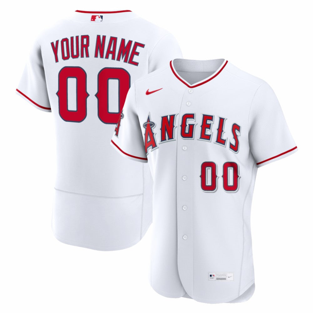 Los Angeles Angels Home Authentic Custom Jersey - White | Nike