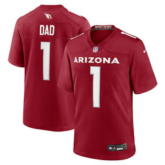 NFL Arizona Cardinals Number 1 Dad Game Jersey