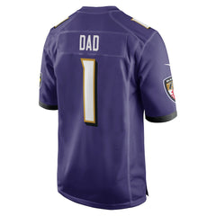 NFL Baltimore Ravens Number 1 Dad Game Jersey