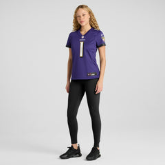 NFL Baltimore Ravens Number 1 Mom Women's Game Jersey