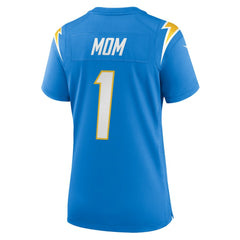 NFL Los Angeles Chargers Number 1 Mom Women's Game Jersey