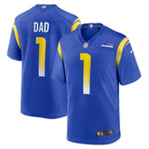 NFL Los Angeles Rams Number 1 Dad Game Jersey