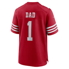 NFL San Francisco 49ers Number 1 Dad Game Jersey