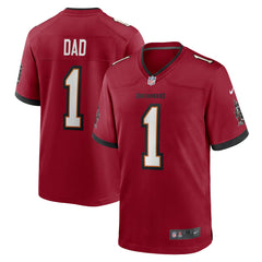 NFL Tampa Bay Buccaneers Number 1 Dad Game Jersey