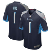 NFL Tennessee Titans Number 1 Dad Game Jersey