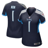 NFL Tennessee Titans Number 1 Mom Women's Game Jersey