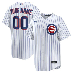 Chicago Cubs Home Replica Custom Jersey - White | Nike