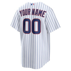 Chicago Cubs Home Replica Custom Jersey - White | Nike