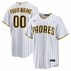 San Diego Padres Home Replica Custom Jersey - White | Nike