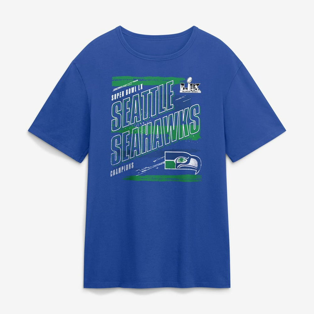 NFL Seattle Seahawks Super Bowl LX Champions Classic Stripes Legacy T-Shirt