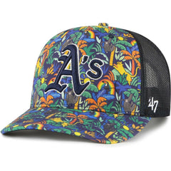 Athletics Youth Jungle Gym Adjustable Trucker Hat - Navy | 47 brand