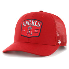 Los Angeles Angels Squad Trucker Adjustable Hat - Red | 47 brand