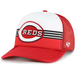 Cincinnati Reds Lift Off Foam Front Mesh Trucker Adjustable Hat - Red | 47 brand