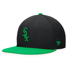 Chicago White Sox Lucky Snapback Hat - Black/Kelly Green