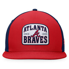 Atlanta Braves Cycle Snapback Hat - Red/Navy