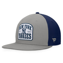 New York Yankees Cycle Snapback Hat - Gray/Navy