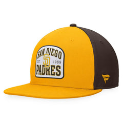 San Diego Padres Cycle Snapback Hat - Gold/Brown