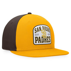 San Diego Padres Cycle Snapback Hat - Gold/Brown