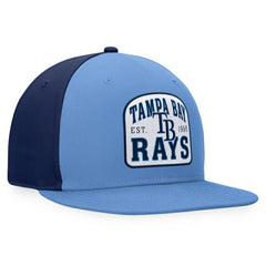 Tampa Bay Rays Cycle Snapback Hat - Light Blue/Navy