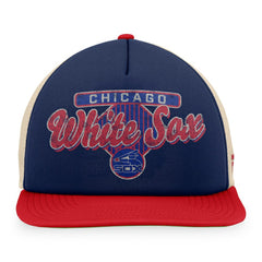 Chicago White Sox Cooperstown Collection Talley Foam Trucker Snapback Hat - Navy/Red