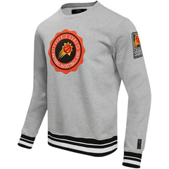 Phoenix Suns Pro Standard Crest Emblem Pullover Sweatshirt - Heather Gray online
