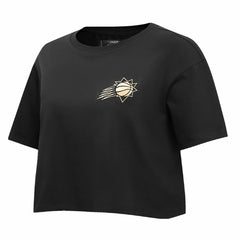 Phoenix Suns Pro Standard Women's Holiday Glam Boxy T-Shirt - Black outlet