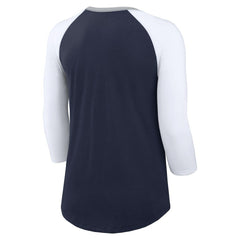 NFL Dallas Cowboys Women's Knockout Arch Raglan Tri-Blend 3/4-Sleeve T-Shirt