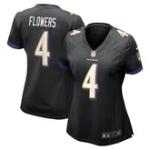 NFL Baltimore Ravens Zay Flowers Women's Alternate Game Jersey