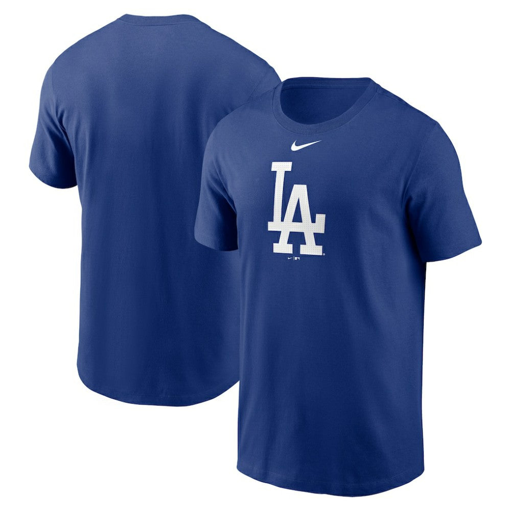 Los Angeles Dodgers Fuse Large Logo T-Shirt - Royal | Nike