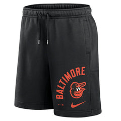 Baltimore Orioles Arched Kicker Shorts - Black | Nike