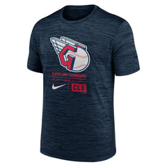 Cleveland Guardians Large Logo Velocity T-Shirt - Navy | Nike