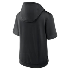 Chicago White Sox Tri Code Lockup Short Sleeve Pullover Hoodie - Black | Nike