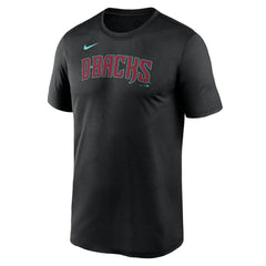 Arizona Diamondbacks Legend Fuse Wordmark T-Shirt - Black | Nike