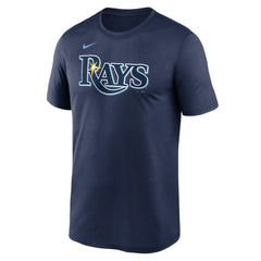 Tampa Bay Rays Legend Fuse Wordmark T-Shirt - Navy | Nike