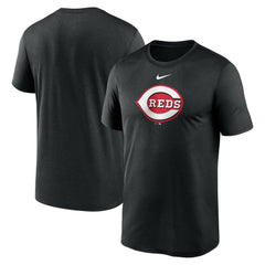 Cincinnati Reds Legend Fuse Large Logo Dri-FIT T-Shirt - Black | Nike